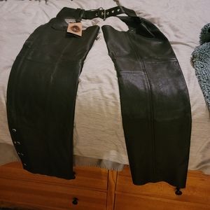 Women's leather chaps
